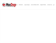 Tablet Screenshot of moxdog.com